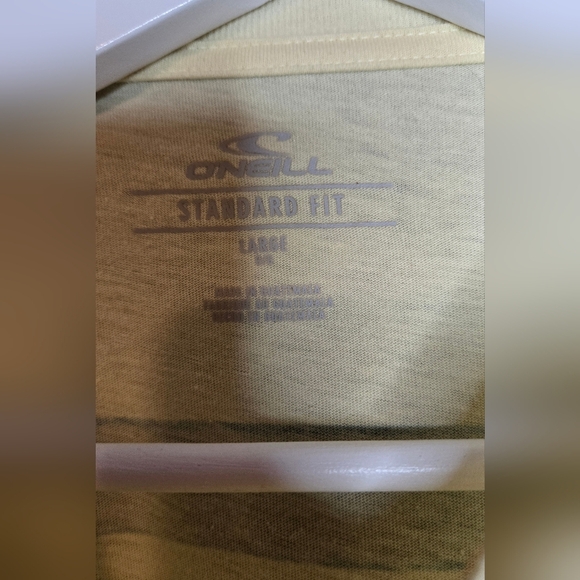 Men's O'Neill Bermuda graphic tee pale yellow size large - Picture 2 of 5